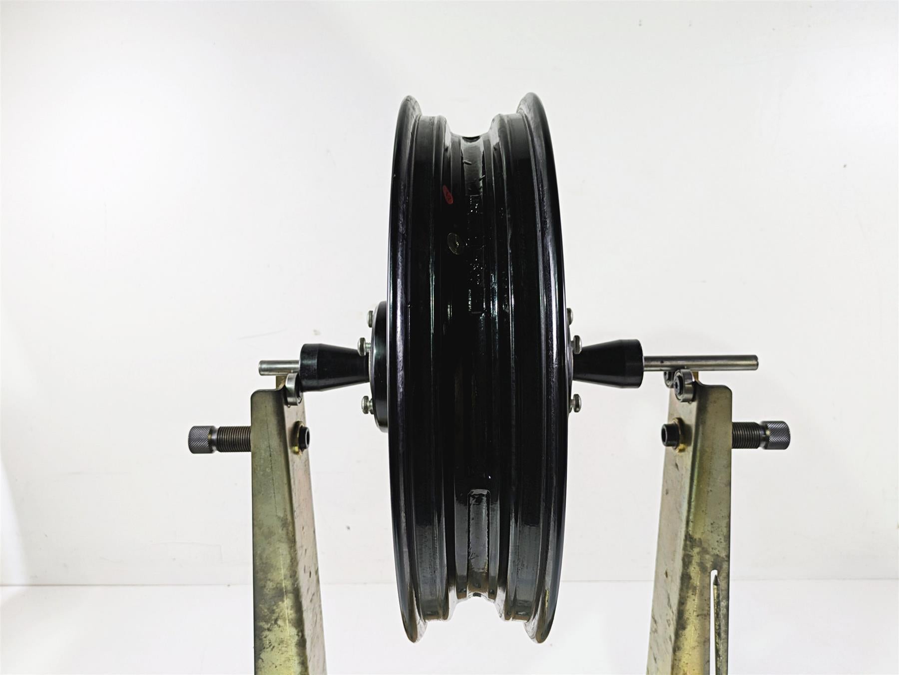 2015 Harley FXDF Dyna Fat Bob Front Wheel Rim Straight 16x3 Black 43300254 {{ shop.shopifyCountryName }} - Mototech271