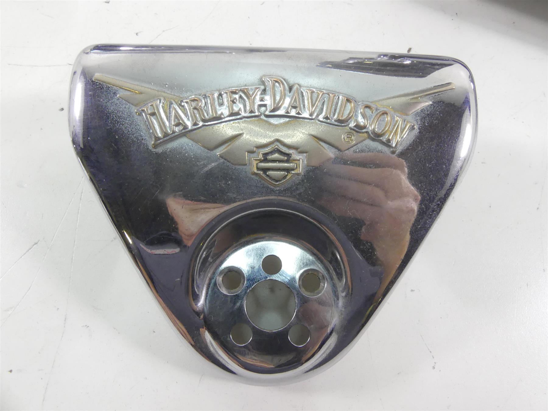 2002 Harley Touring FLHRCI Road King Chrome Headlight Covers