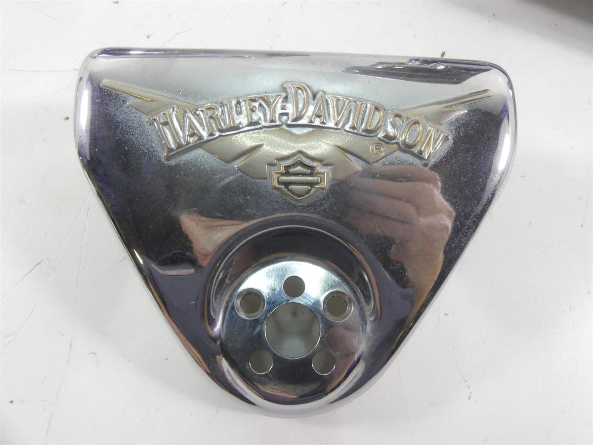 2002 Harley Touring FLHRCI Road King Chrome Headlight Covers Nacelle 67866-94 {{ shop.shopifyCountryName }} - Mototech271