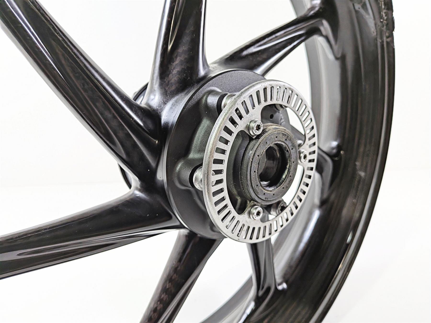 2022 BMW S1000RR K67 Carbon Fiber Front Wheel Rim 17x3.5 - Damaged 36317108158-Mototech271