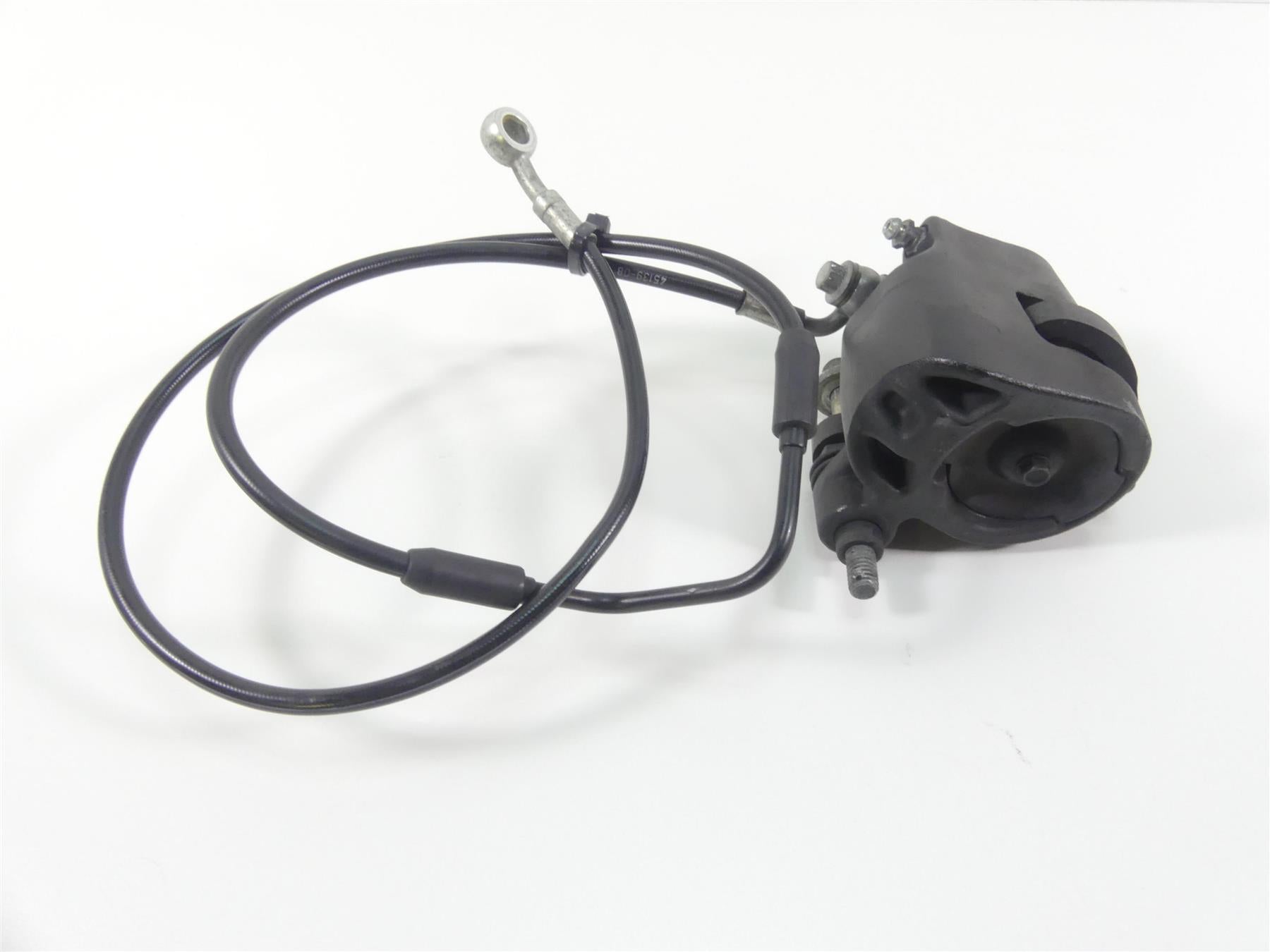 2008 Harley Softail FLSTSB Cross Bones Front Brake Caliper + Line 44079-97C {{ shop.shopifyCountryName }} - Mototech271