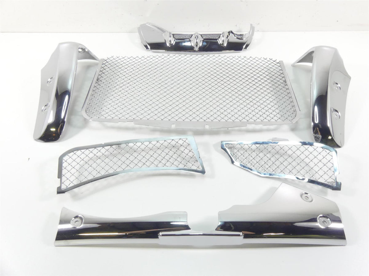 2013 Triumph Rocket 3 Touring Radiator Chrome Fairing Covers T2108413 T2108414 {{ shop.shopifyCountryName }} - Mototech271