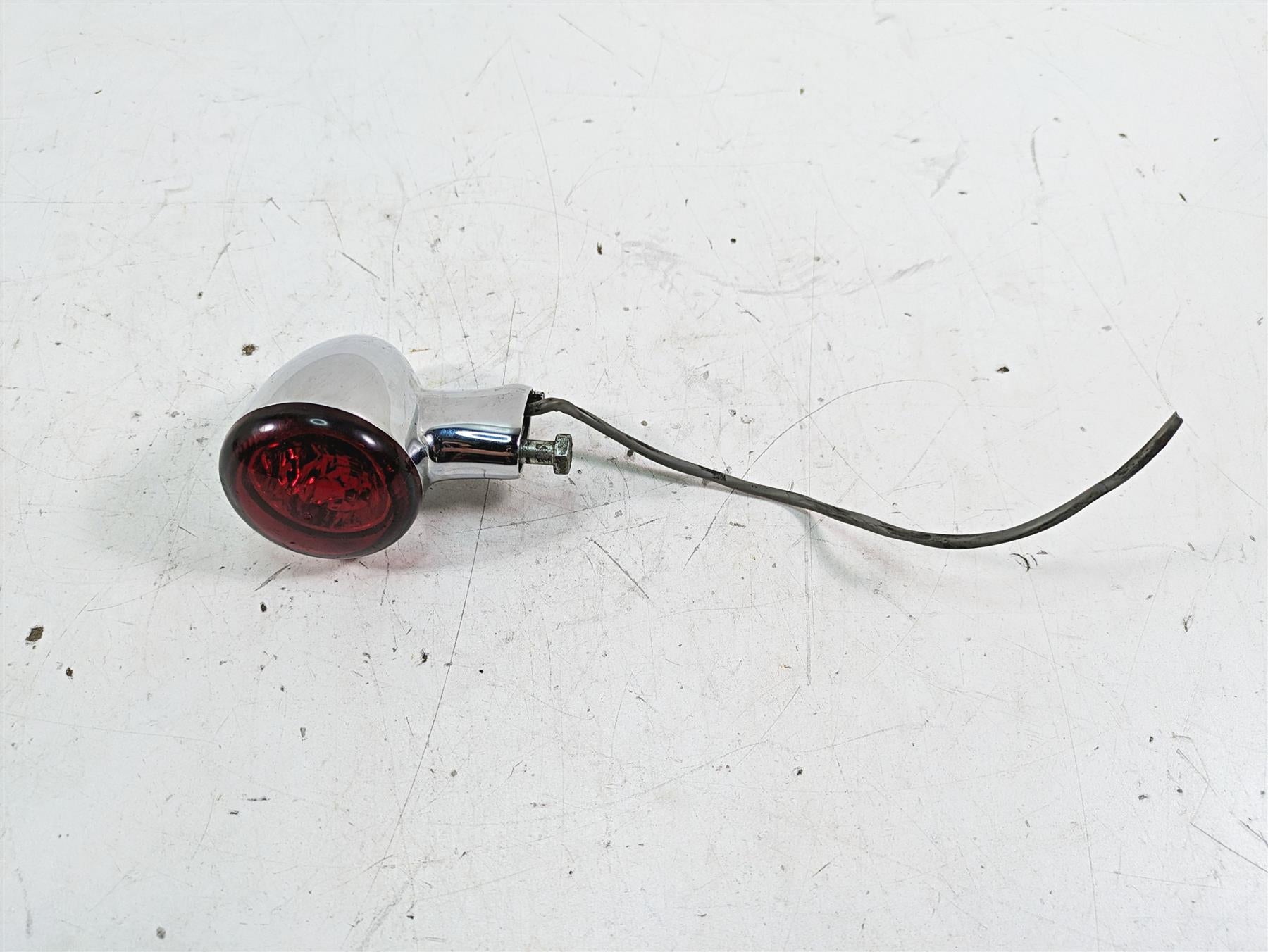 2009 Harley FXCWC Softail Rocker C Right Rear Blinker Turn Signal -Read 60153-08