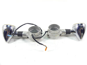 2007 Honda VTX1800 T2 Front Blinker & Clamp Set 33400-MCV-R11 33450-MCV-R11