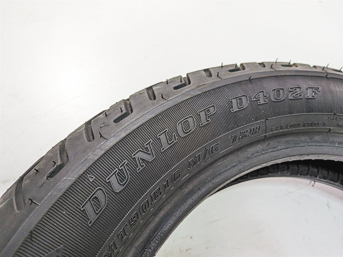 Used Front Harley Tire Dunlop D402 F MT90B16 90R16 DOT1821 45006403 {{ shop.shopifyCountryName }} - Mototech271