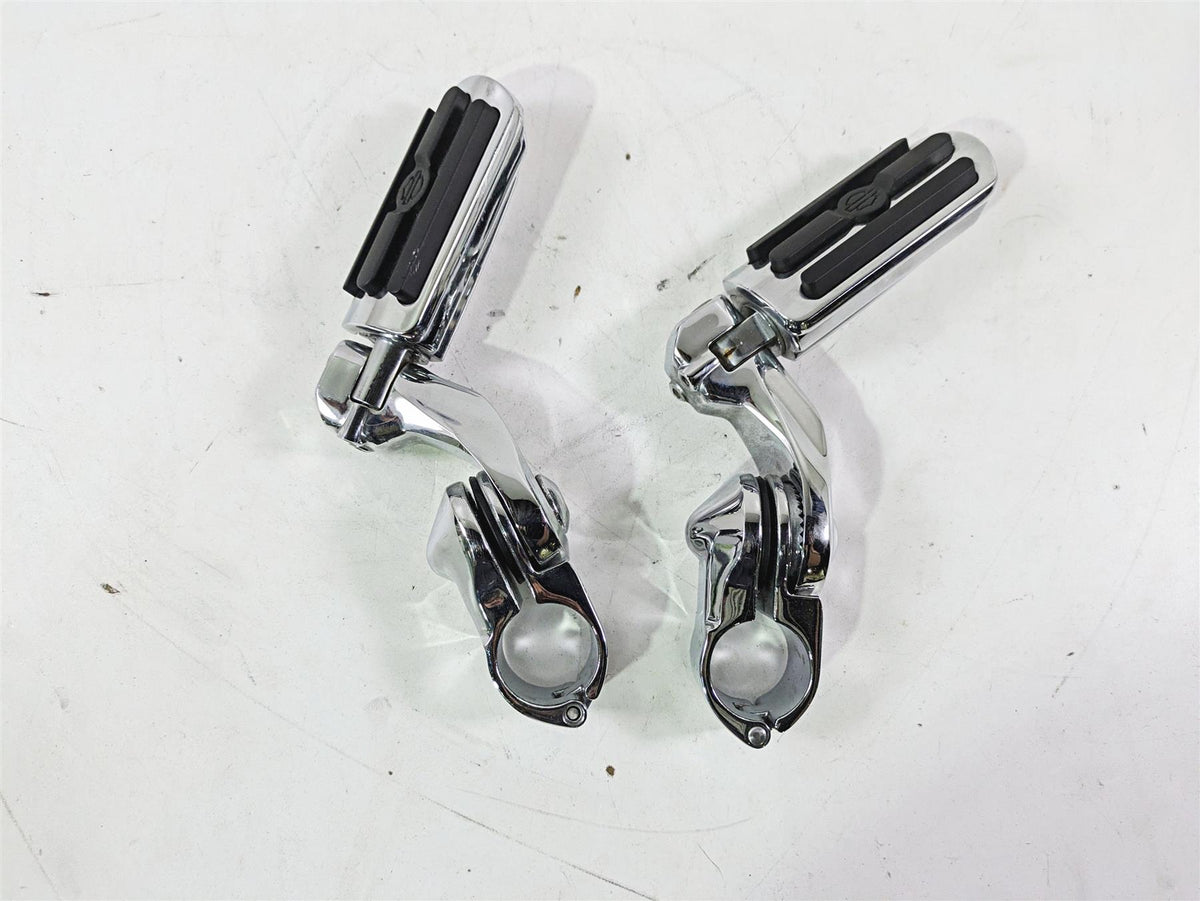 2011 Harley Touring FLHTCUSE CVO E-Glide Chrome Highway Foot Peg Rest Set {{ shop.shopifyCountryName }} - Mototech271
