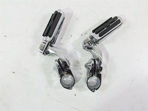 2011 Harley Touring FLHTCUSE CVO E-Glide Chrome Highway Foot Peg Rest Set | Mototech271
