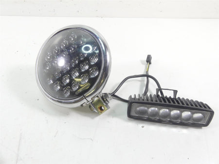 2004 Harley FXDWGI Dyna Wide Glide MoonsMC Led Headlight + Led Bar {{ shop.shopifyCountryName }} - Mototech271