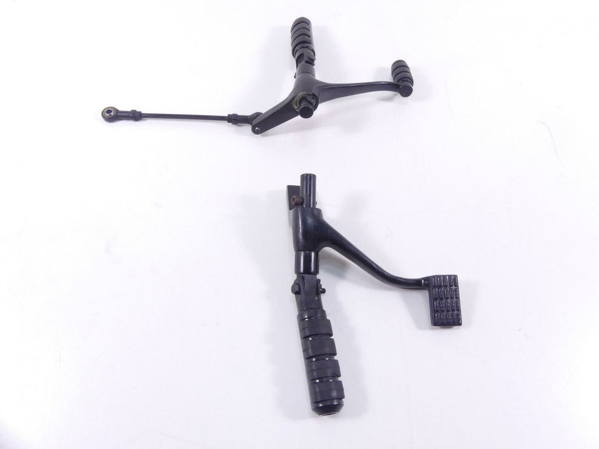 2008 Harley FXDF Dyna Fat Bob Front Forward Footpeg Shifter Brake Pedal Set {{ shop.shopifyCountryName }} - Mototech271