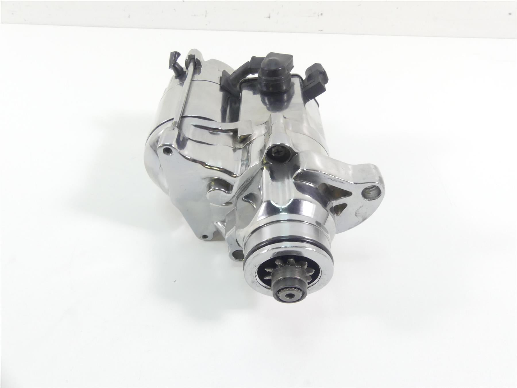 2008 Harley Softail FLSTSB Cross Bones Chrome Engine Starter Motor 31618-06A {{ shop.shopifyCountryName }} - Mototech271