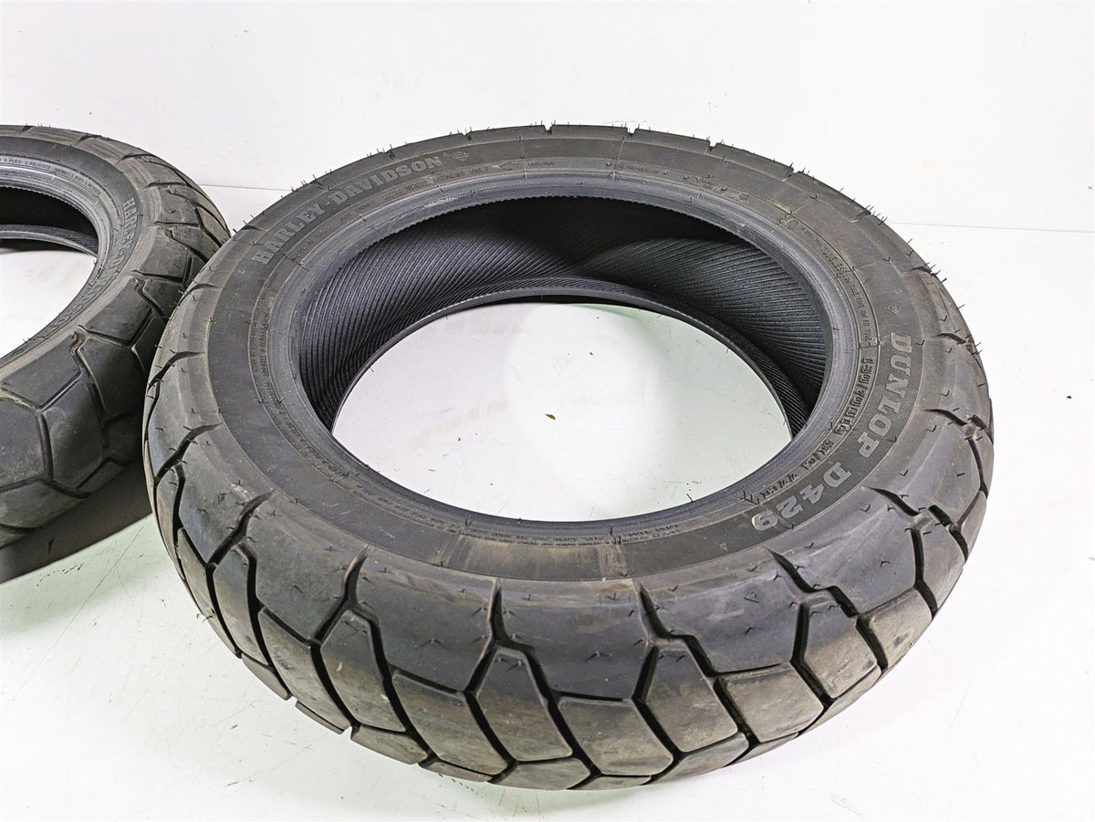 Harley Davidson Front Rear Dunlop D429 Tire Set 43100039 43200039 {{ shop.shopifyCountryName }} - Mototech271