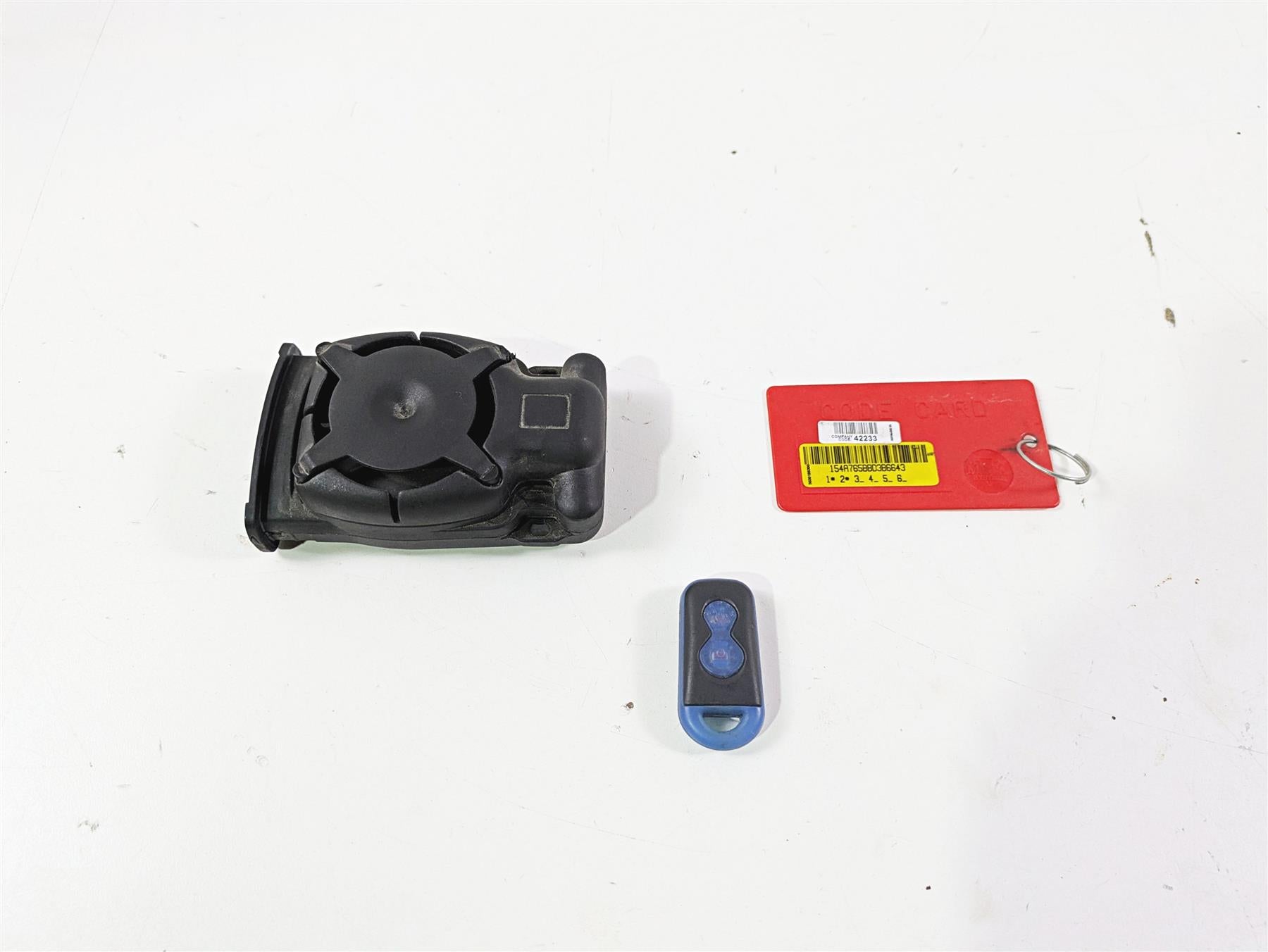 2018 KTM 1290 Super Adv S Alarm System Module & Key Fob Card Set 60112035000