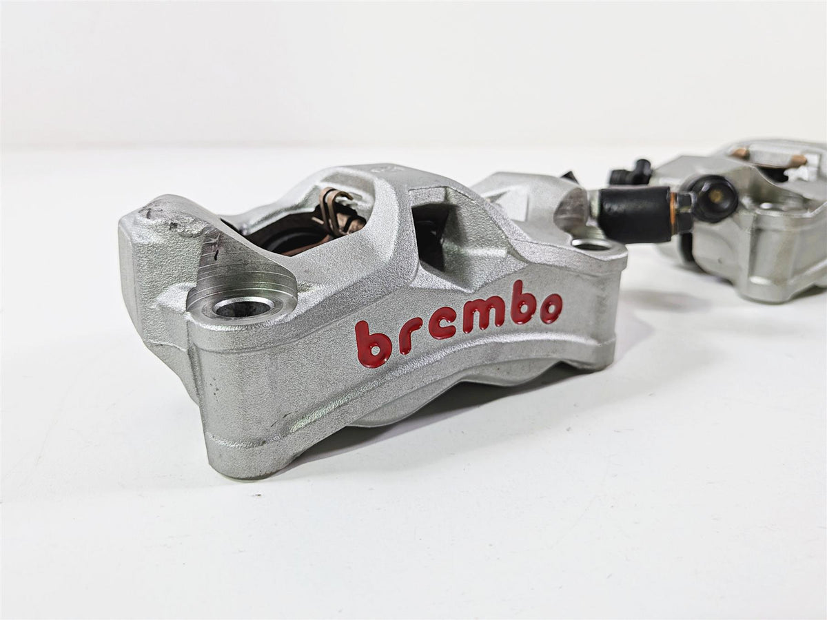 2022 Ducati Panigale V4 S V4S Brembo 100mm M50 Front Brake Caliper Set 61041821A 61041831A-Mototech271
