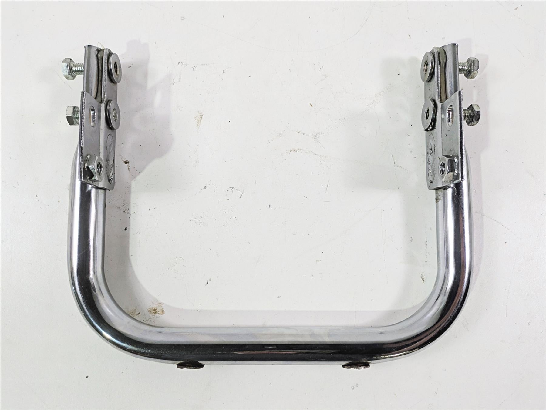 1999 Harley Touring FLHTCUI E-Glide Rear Chrome Rail Plate Mount Holder 53376-97