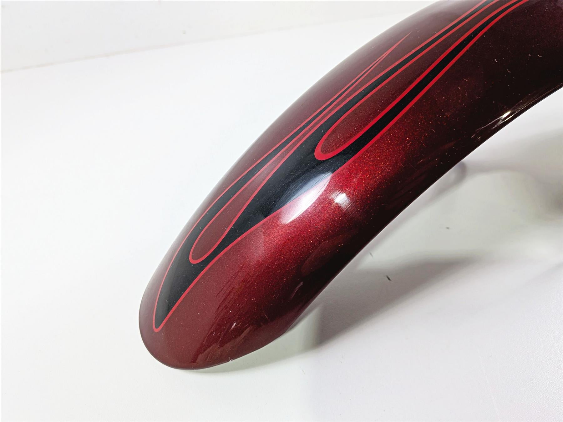 2009 Harley FXCWC Softail Rocker Front Fender Crimson Red Sunglo 60158-08 {{ shop.shopifyCountryName }} - Mototech271