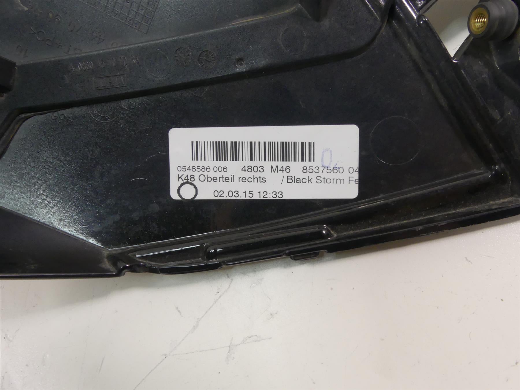 2015 BMW K1600GT K48 Front Upper Side Fairing Cover Cowl Set 46237727399 {{ shop.shopifyCountryName }} - Mototech271
