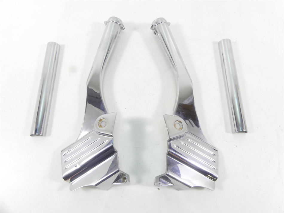 2004 Harley FLHTC SE CVO Electra Glide Kuryakyn Deluxe Neck Chrome Covers 8146 {{ shop.shopifyCountryName }} - Mototech271