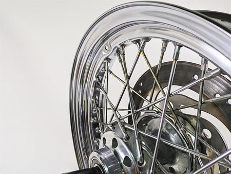 2008 Harley FLSTC Softail Heritage Straight 16x3 Front Spoke Wheel Rim 41508-08 {{ shop.shopifyCountryName }} - Mototech271