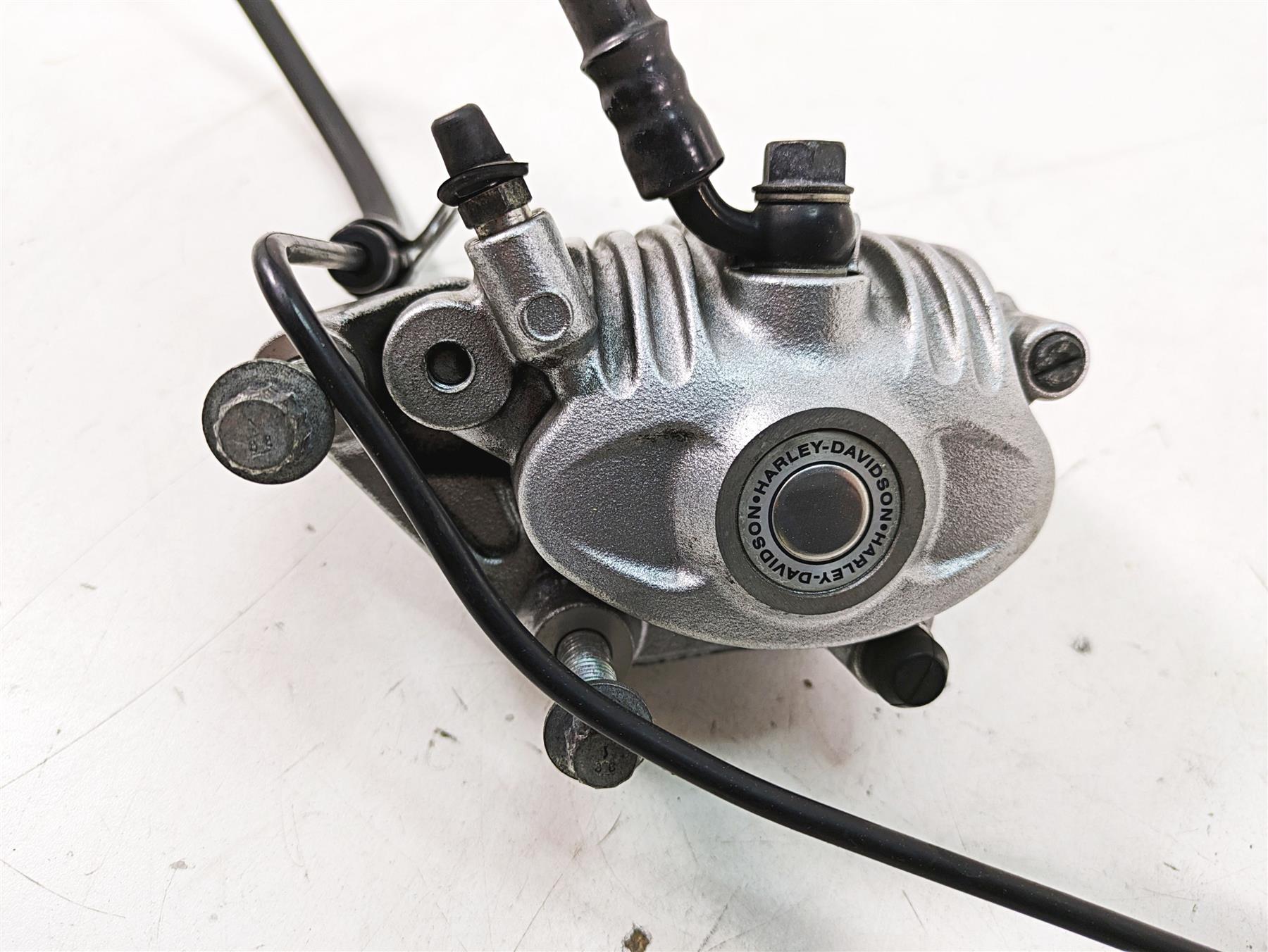 2007 Harley Sportster XL1200 C Front Brake Caliper + Line 44121-07A {{ shop.shopifyCountryName }} - Mototech271