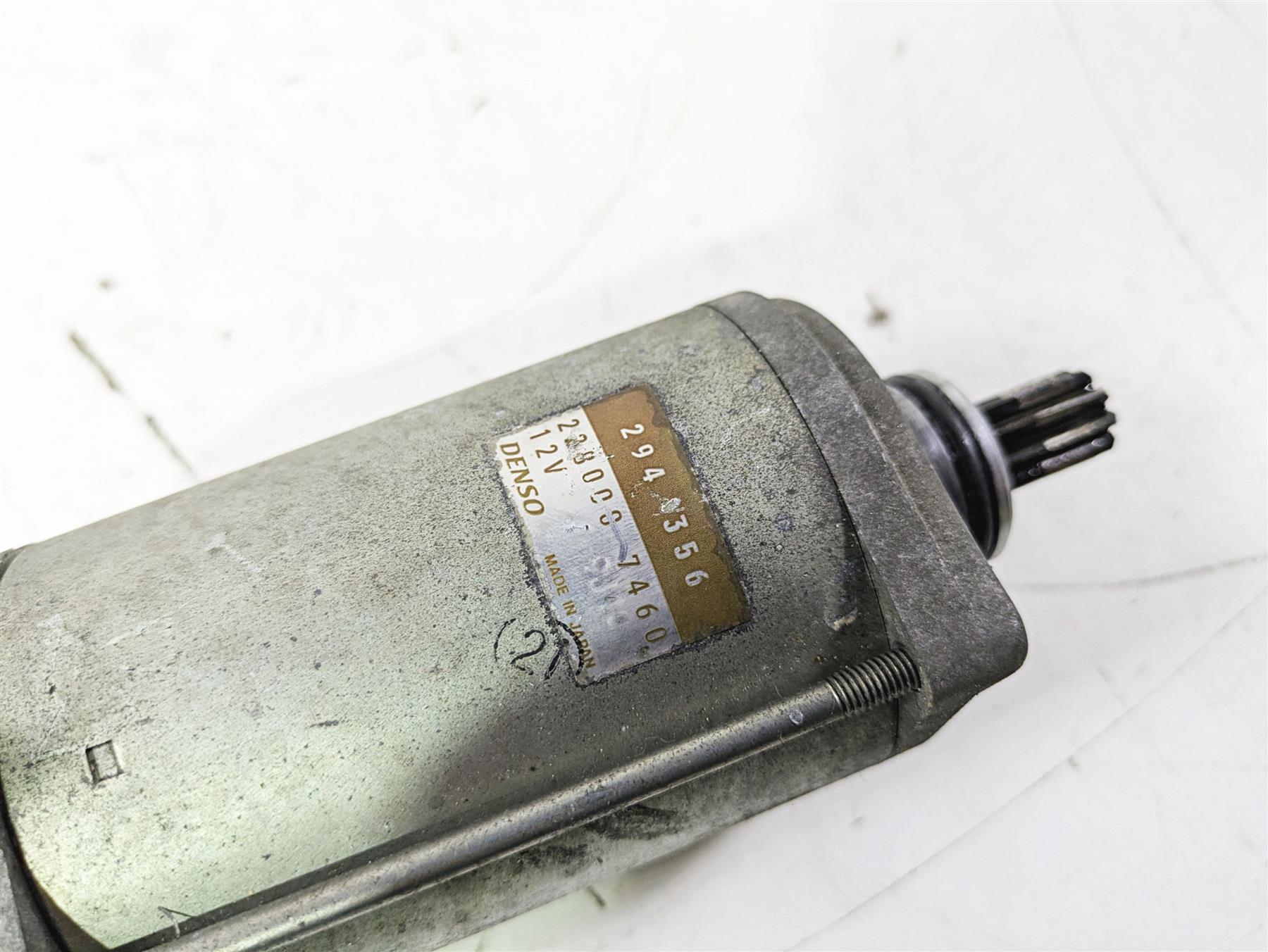 2008 Aprilia RSVR 1000 Factory Denso Engine Starter Motor AP0294356 {{ shop.shopifyCountryName }} - Mototech271
