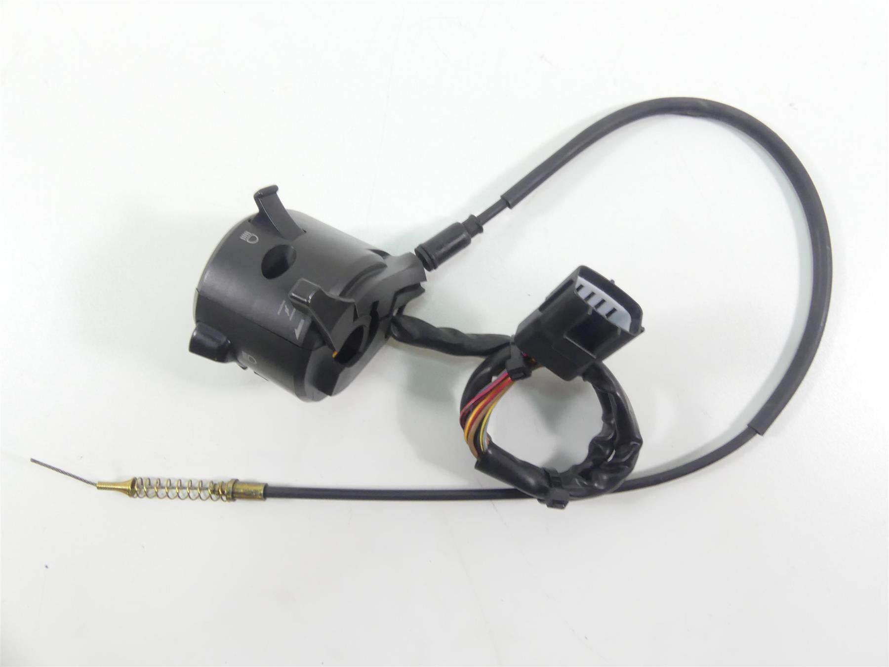 2004 Ducati 999 SBK Left Hand Turn Signal Control Switch + Cable 65140131A {{ shop.shopifyCountryName }} - Mototech271