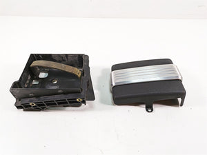 2009 Harley FXDF Dyna Fat Bob Battery Tray Stay Holder & Cover 70379-06A | Mototech271