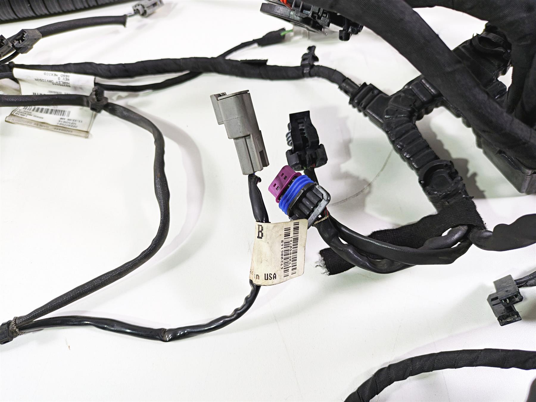 2014 Harley FXDL Dyna Low Rider Main Main Wiring Harness Loom - No Abs 71072-12A {{ shop.shopifyCountryName }} - Mototech271