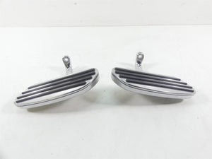 2004 Harley FLHTC SE CVO Electra Glide Rear Chrome Floorboard Set 47373-04
