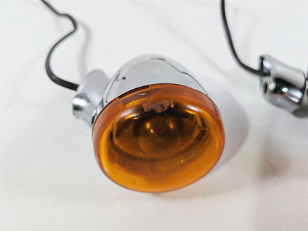 2011 Harley FXDF Dyna Fat Bob Rear Chrome Blinker Turn Signal Set 68977-00 {{ shop.shopifyCountryName }} - Mototech271