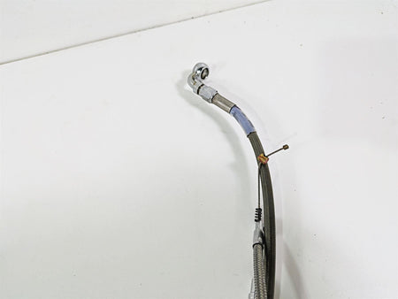 2009 Harley FLSTSB Cross Bones Extended Brake Line Throttle Cable Set 15" {{ shop.shopifyCountryName }} - Mototech271