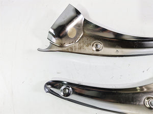 2006 Triumph Rocket 3 Rear Fender Chrome Braces Struts Covers T2306014 T2306024