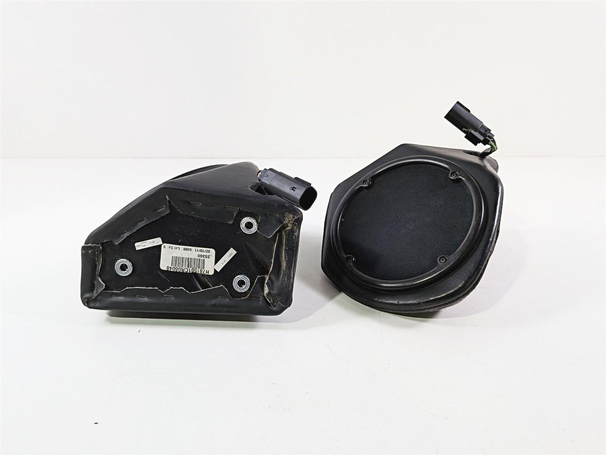 2011 Harley Touring FLHTCU CVO Electra Glide Trunk Speakers 76301-08A 76284-08A-Mototech271