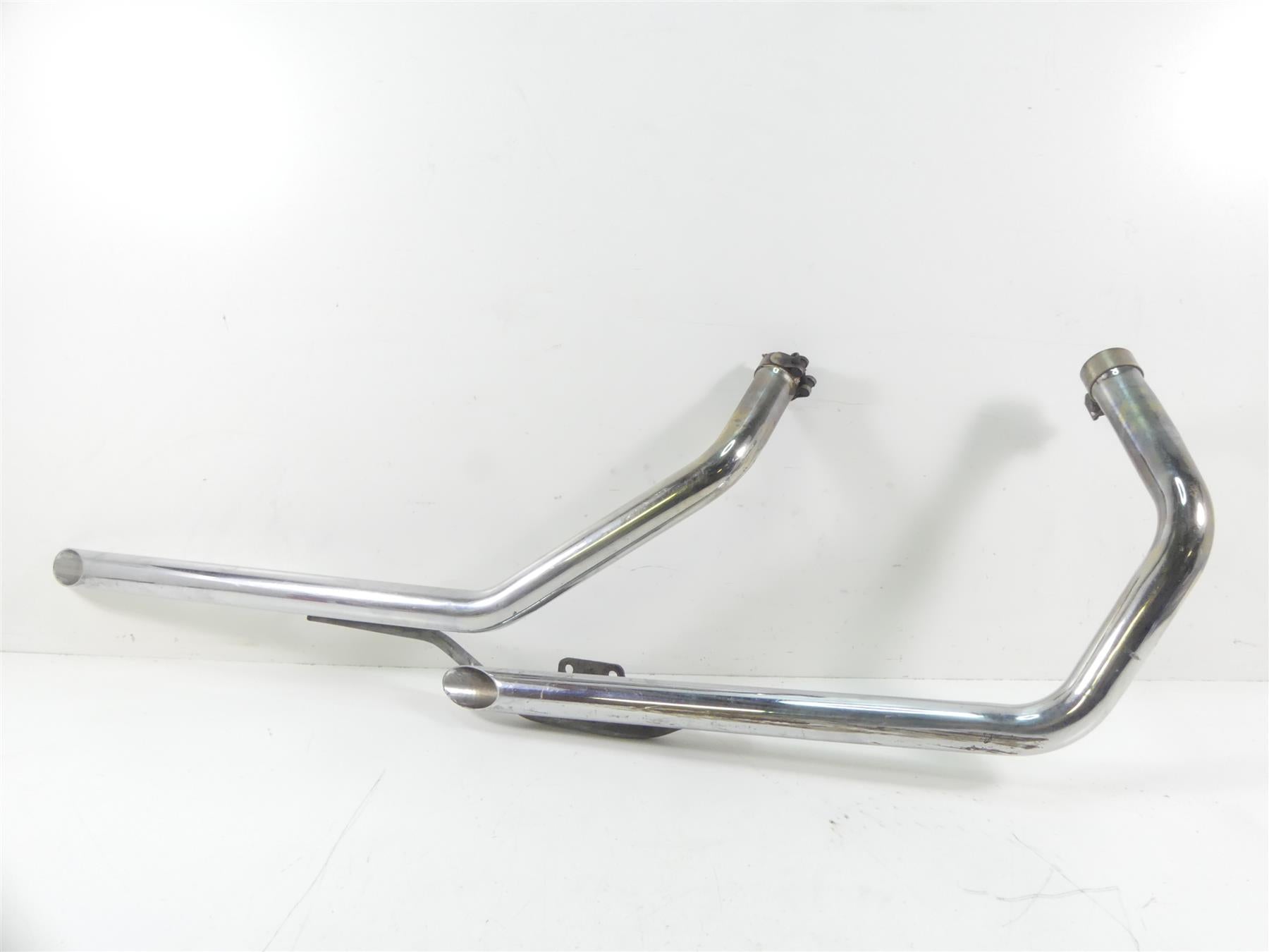 1978 Harley XLH1000 Sportster Ironhead Straight Pipe Exhaust Header Set {{ shop.shopifyCountryName }} - Mototech271