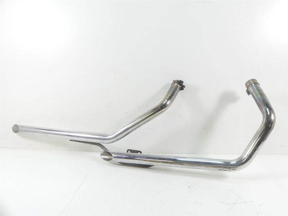 1978 Harley XLH1000 Sportster Ironhead Straight Pipe Exhaust Header Set {{ shop.shopifyCountryName }} - Mototech271
