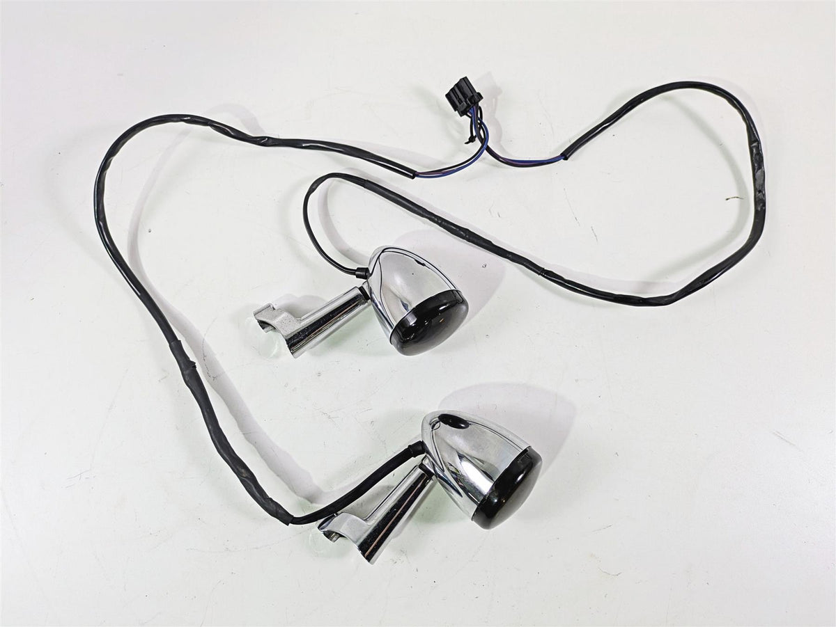 1999 Harley Dyna FXDL Low Rider Front Smoked Led Blinker Turn Signals 68709-94 {{ shop.shopifyCountryName }} - Mototech271
