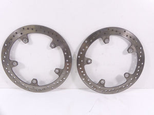 2012 BMW S1000RR K46 Front Left Right Brembo Brake Disc Rotos  320Mm 34117723493