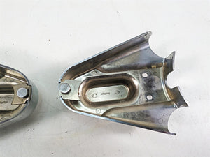 2000 Harley FXSTS Softail Springer Kuryakyn Chrome Rear Axle Cover Set 8202