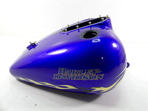 2007 Harley Touring FLHRSE CVO Road King Fuel Gas Tank Candy Cobalt 61387-07 | Mototech271