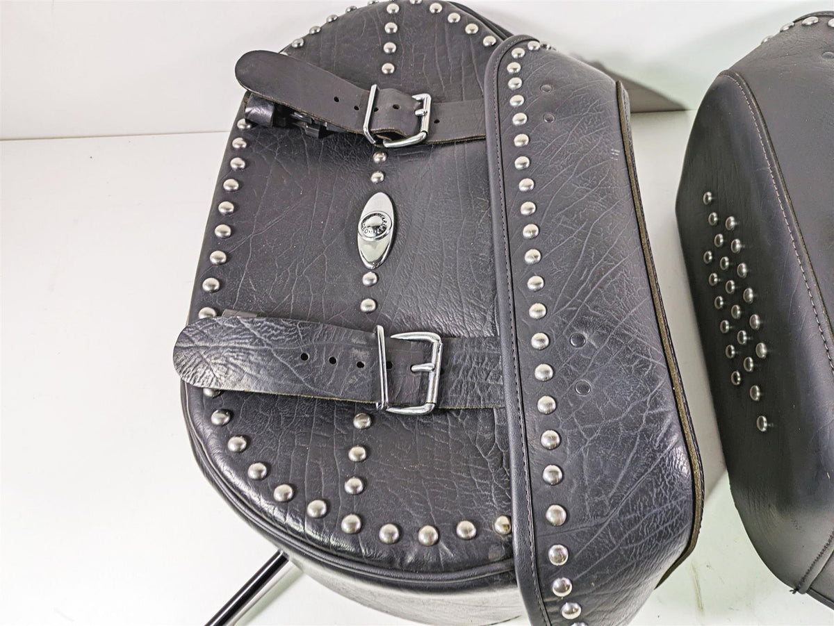 2008 Harley FLSTC Softail Heritage Saddlebag Saddle Bag Set 90477-06 90476-06 {{ shop.shopifyCountryName }} - Mototech271
