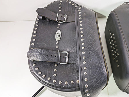 2008 Harley FLSTC Softail Heritage Saddlebag Saddle Bag Set 90477-06 90476-06 {{ shop.shopifyCountryName }} - Mototech271