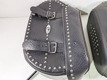 Load image into Gallery viewer, 2008 Harley FLSTC Softail Heritage Saddlebag Saddle Bag Set 90477-06 90476-06

