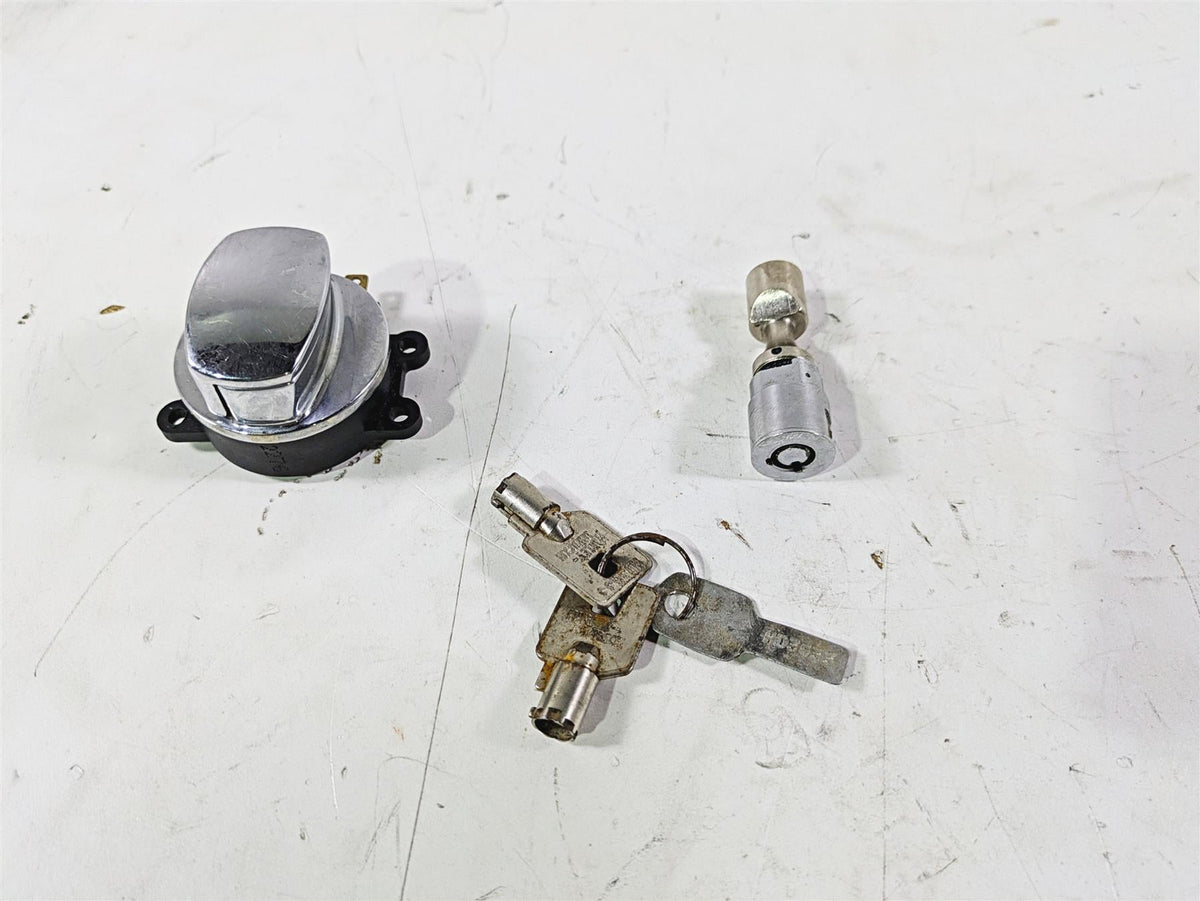 2003 Harley Softail FXSTDI Deuce 100th Ignition Switch Key Lock Set 71450-04 {{ shop.shopifyCountryName }} - Mototech271