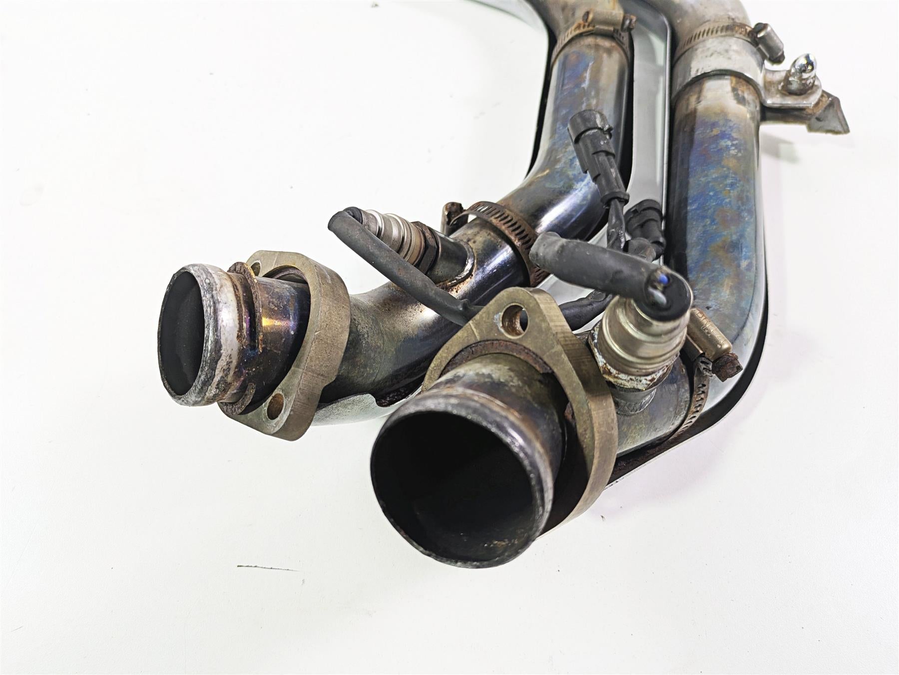 2007 Harley Sportster XL1200 C Exhaust Header & Slash Cut Muffler Set 64942-07 {{ shop.shopifyCountryName }} - Mototech271