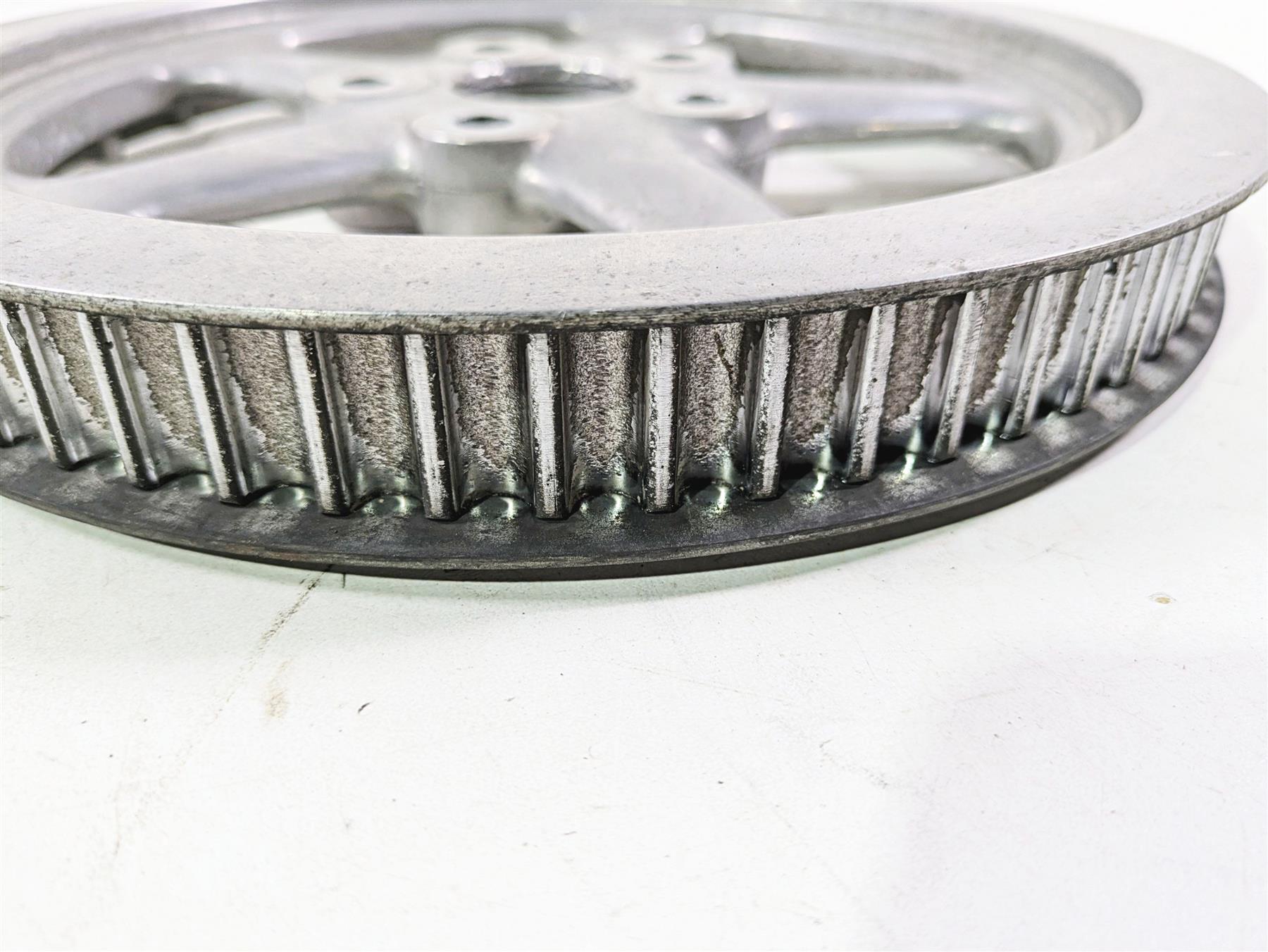 2009 Harley FXCWC Softail Rocker Rear Drive Belt Pulley 66T 1" 40585-08 {{ shop.shopifyCountryName }} - Mototech271