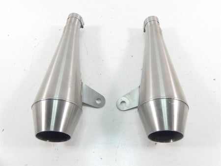 2017 Triumph Thruxton 1200 R Cone Shorty Muffler Exhaust Set MC-CN-TPW-BSH {{ shop.shopifyCountryName }} - Mototech271