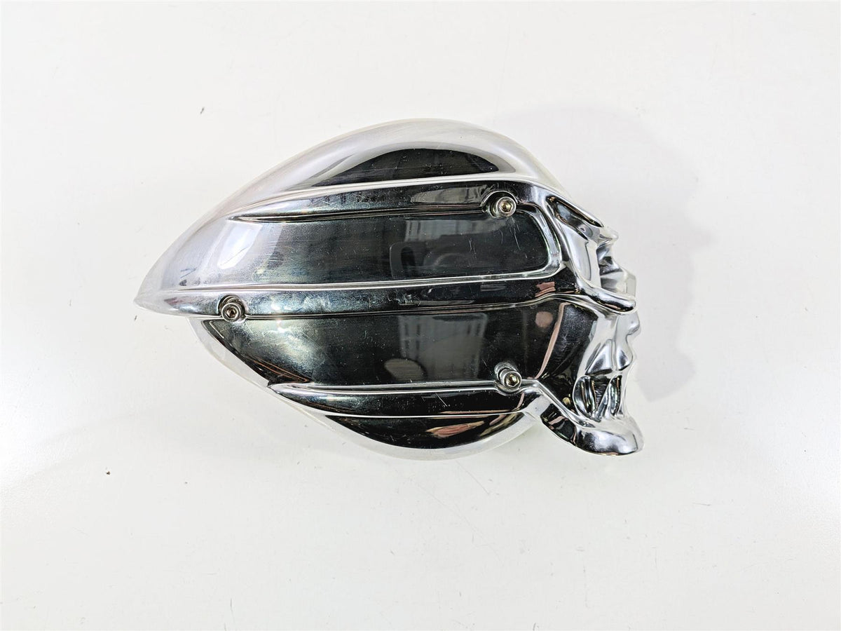 2005 Harley Softail FLSTFSE CVO Fat Boy Kuryakyn Chrome Skull Air Cleaner 950274-Mototech271