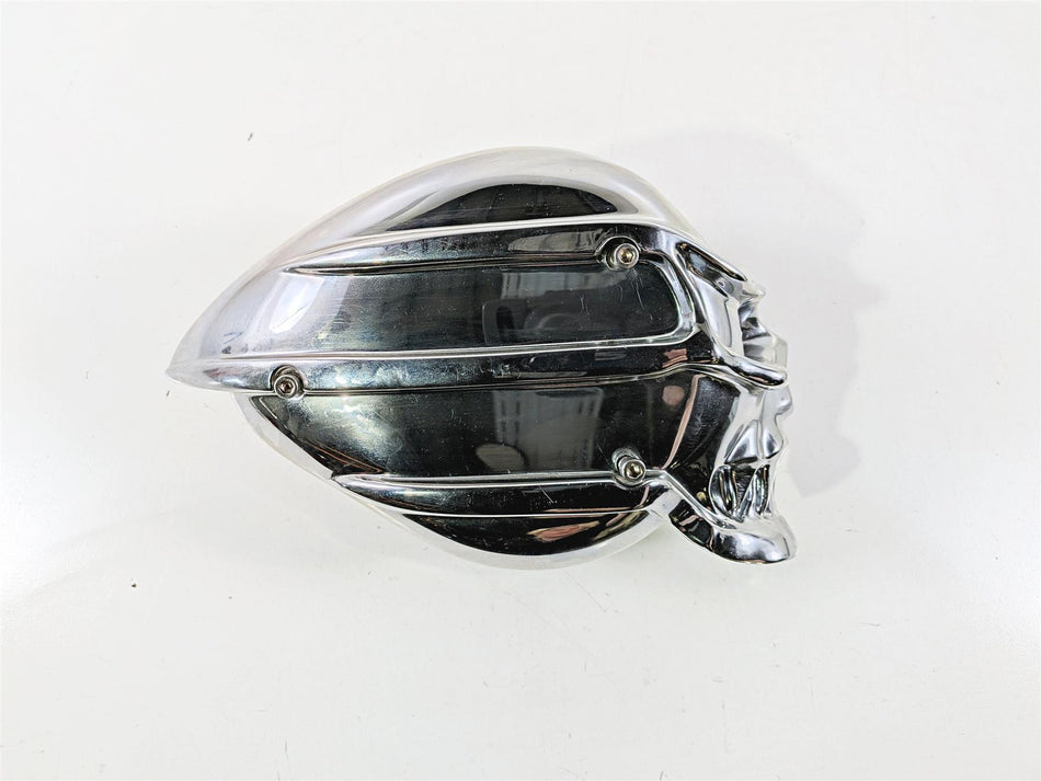 2005 Harley Softail FLSTFSE CVO Fat Boy Kuryakyn Chrome Skull Air Cleaner 950274-Mototech271