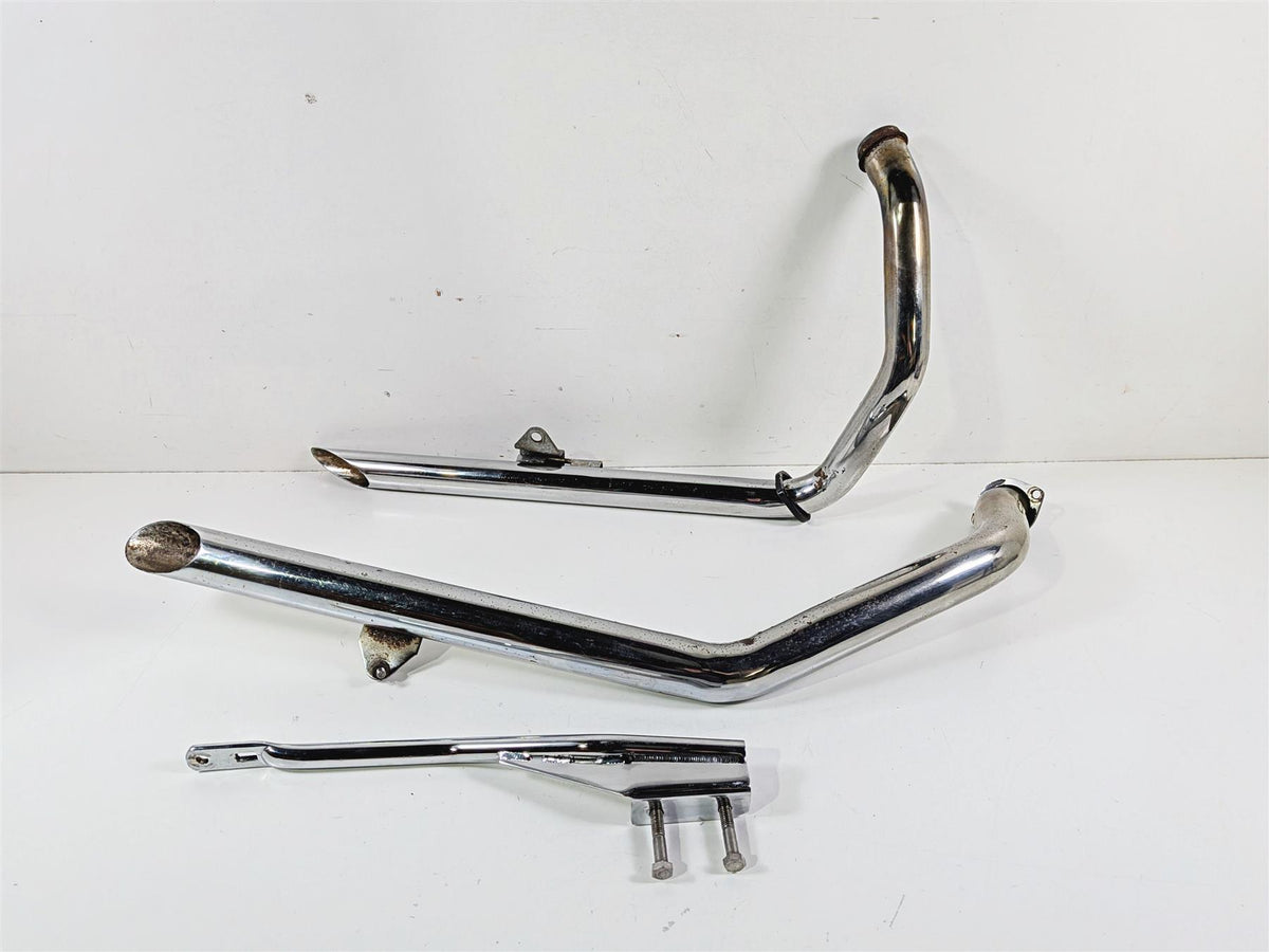2003 Harley Sportster XL1200 Drag Pipes Slash Cut Exhaust System {{ shop.shopifyCountryName }} - Mototech271