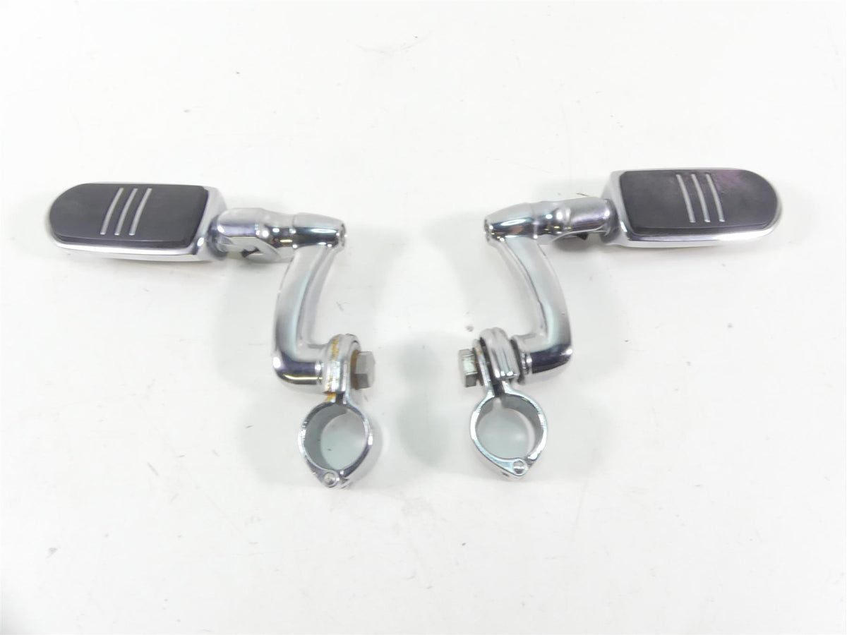 2012 Harley Touring FLHX Street Glide Adjustable Chrome Highway Foot Peg Set {{ shop.shopifyCountryName }} - Mototech271