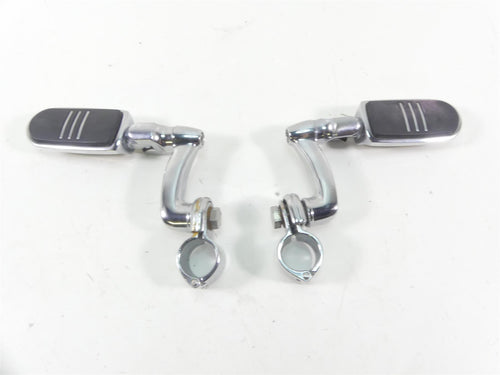2012 Harley Touring FLHX Street Glide Adjustable Chrome Highway Foot Peg Set | Mototech271